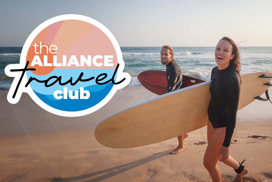 Nurses with surfboards